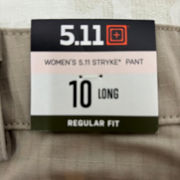 5.11 Tactical Khaki Stryke Covert Cargo Capris Womens Size 10L NWT - Picture 8 of 15